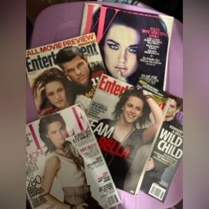 Magazines lot 3 🧛🏻‍♀️ Twilight Kristen Stewart Taylor Lautner Robert Pattinson